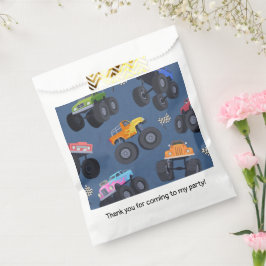 Monster Trucks Verjaardagsfeest Bedankzakje