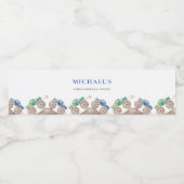 Monster Trucks Water Bottle Label Waterfles Etiket (Enkel label)