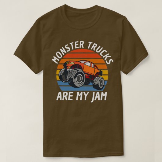 Monster Trucks zijn mijn grote wieltjes 3 T-shirt (Design voorkant)
