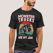 Monster Trucks zijn mijn jam Engines Truck Truc T-shirt (Voorkant)