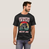Monster Trucks zijn mijn jam Engines Truck Truc T-shirt (Voorkant volledig)