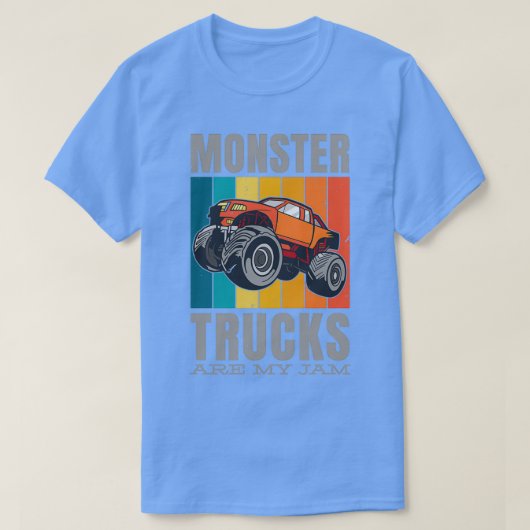 Monster Trucks zijn mijn Jam Fan Quote T-shirt (Design voorkant)