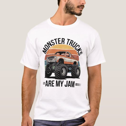 Monster Trucks zijn mijn jam  look Monster TR T-shirt (Voorkant)