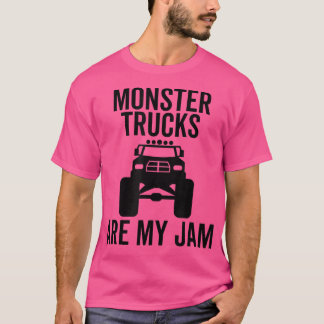 Monster Trucks zijn mijn jam Truck Lover Car Racin T-shirt
