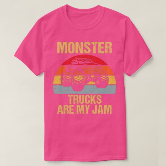 Monster Trucks zijn mijn  marinemonster Tr T-shirt (Design voorkant)