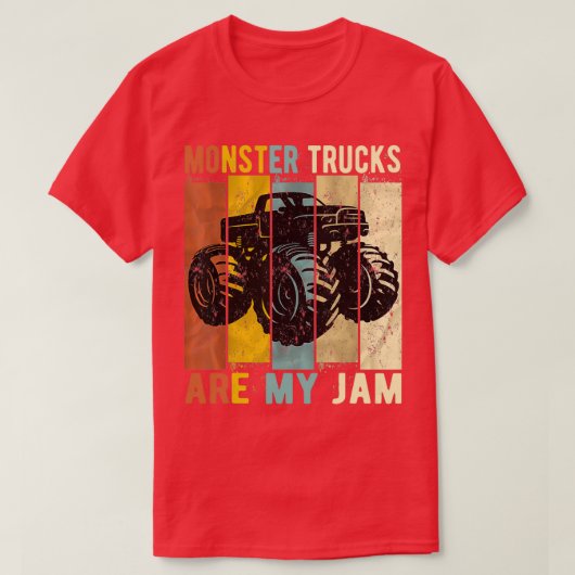 Monster Trucks zijn mijn marinemonster Tr T-shirt (Design voorkant)