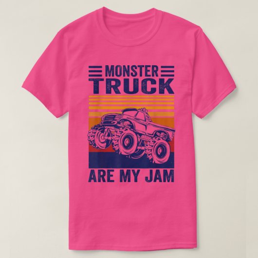 Monster Trucks zijn mijn  marinemonster Tr T-shirt (Design voorkant)