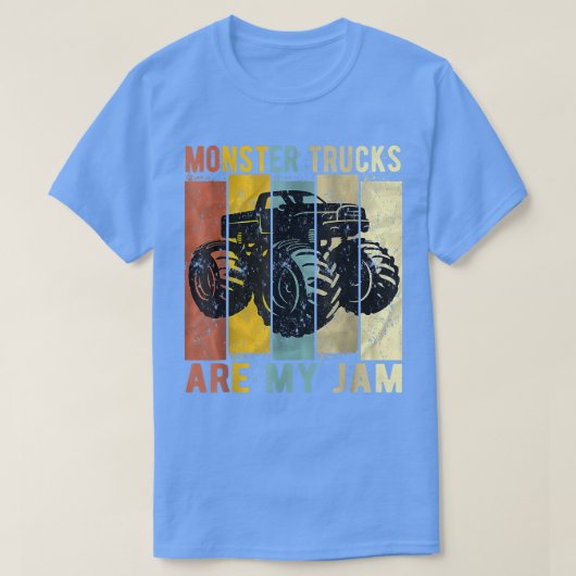 Monster Trucks zijn mijn  marinemonster Tr T-shirt (Design voorkant)