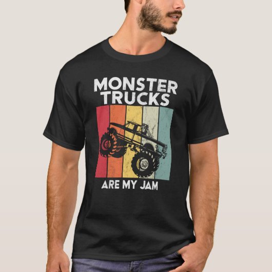 Monster Trucks zijn mijn  vrachtwagen T-shirt (Voorkant)