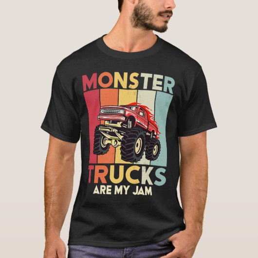 Monster Trucks zijn mijn  vrachtwagen T-shirt (Voorkant)