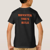 Monster Trux-regel T-shirt (Achterkant)