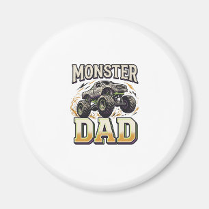 Monster Vader Monster Truck Vintage Vector T-shirt Magneet