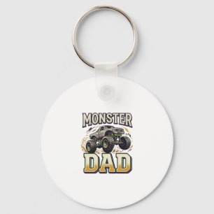 Monster Vader Monster Truck Vintage Vector T-shirt Sleutelhanger