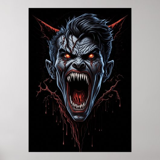 Monster Vampire Enge Posters Muurdecoratie (Voorkant)