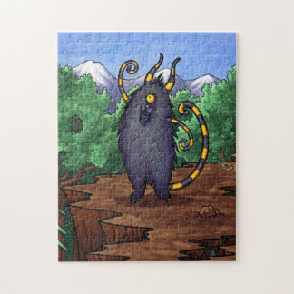 Monster van de bergtop - Voorzichtige puzzel van d