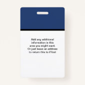 Monster van de Highlands School Badge (Achterkant)