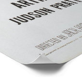 Monster van de klassieke campus-horrorfilm poster (Hoek)