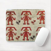 Monster van de stof van Lambayeque met een cijfer Muismat (Met muis)