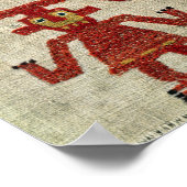 Monster van de stof van Lambayeque met een cijfer Poster (Hoek)