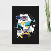 monster van de wasmachine kaart (Voorkant)