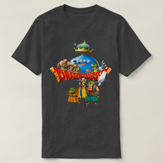 Monster van Dragon Quest en helden T-shirt (Design voorkant)