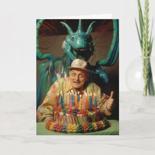 Monster van een Party Birthday Kaart