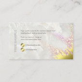 Monster van Fading Opal and Gold Perfume Visitekaa Visitekaartje (Achterkant)