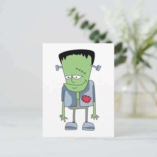 monster van Frankenstein Briefkaart (Staand voorkant)