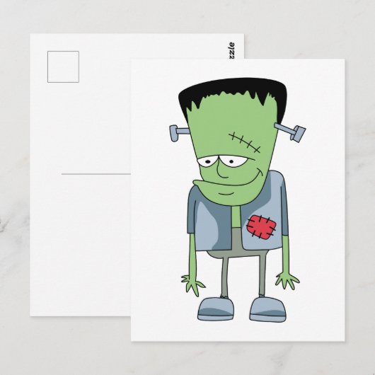 monster van Frankenstein Briefkaart (Voorkant / Achterkant)