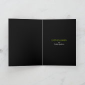 monster van Frankenstein | Kinder Halloween Kaart (Binnen)