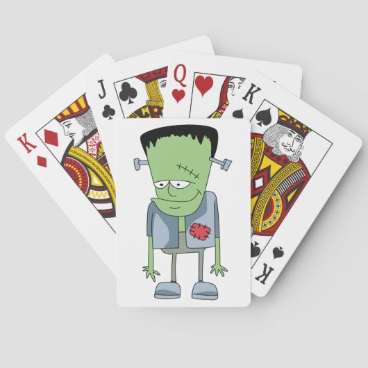 monster van Frankenstein Pokerkaarten (Achterkant)