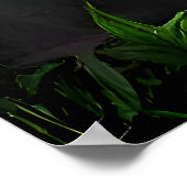 monster van het Alienbeest in het bos | AI Art. Poster (Hoek)