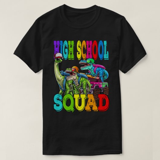 Monster van het schoolplein Truck Dinosaur Boys Ba T-shirt (Design voorkant)