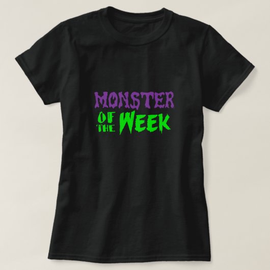 Monster van het Week T-shirt (Design voorkant)
