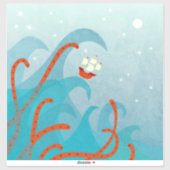 Monster van het Zee van de zeilboot Sticker (Vel)