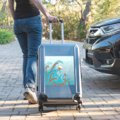 Monster van het Zee van de zeilboot Sticker (Koffer Insitu)