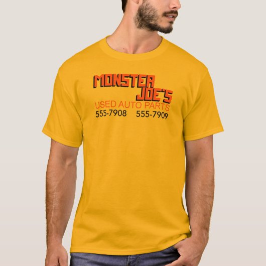 monster van joe t-shirt (Voorkant)
