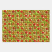 Monster van mediterrane patroonpatronen inpakpapier vel (Voorkant)