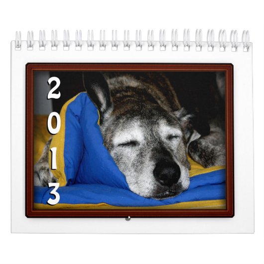 Monster van Photo Lijst Calendar Kalender (Hoes)