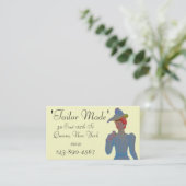 Monster van Visitekaartje op maat1 (Staand voorkant)