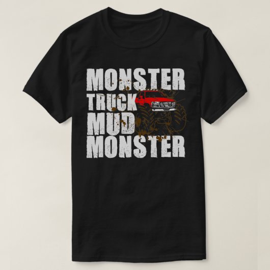 Monster van vrachtwagen Mud Monster 1 T-shirt (Design voorkant)