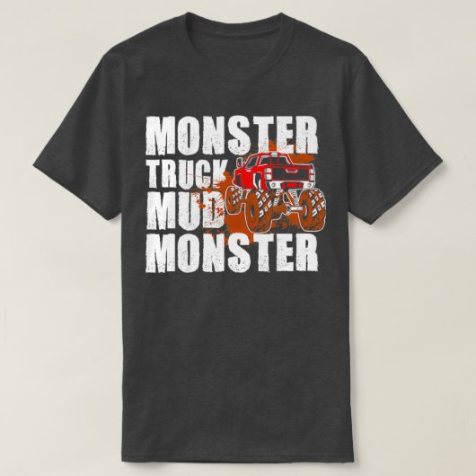 Monster van vrachtwagen Mud Monster 3 T-shirt (Design voorkant)