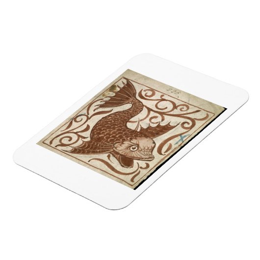 Monster van zee (m/v op papier) magneet (Linkerzijde)