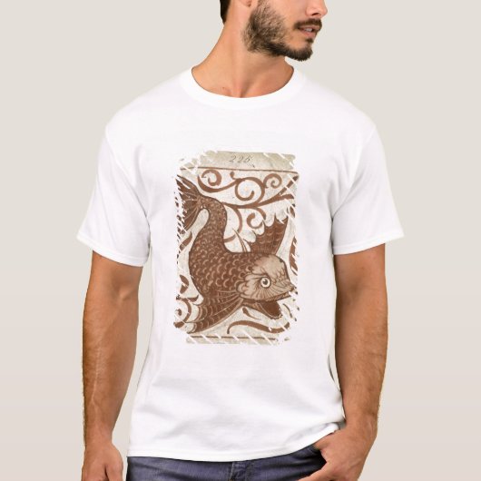 Monster van zee (m/v op papier) t-shirt (Voorkant)