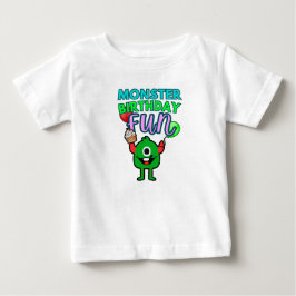 Monster Verjaardag Fun Halloween T-Shirt