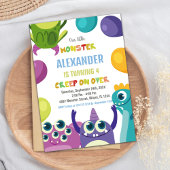 Monster Verjaardag Uitnodigingen, Monsters Kaart