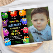 Monster Verjaardag Uitnodigingen, Vlieg Monsters f Kaart