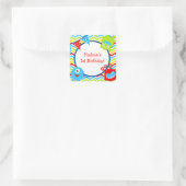 Monster Verjaardagsgunst Stickers (Tas)