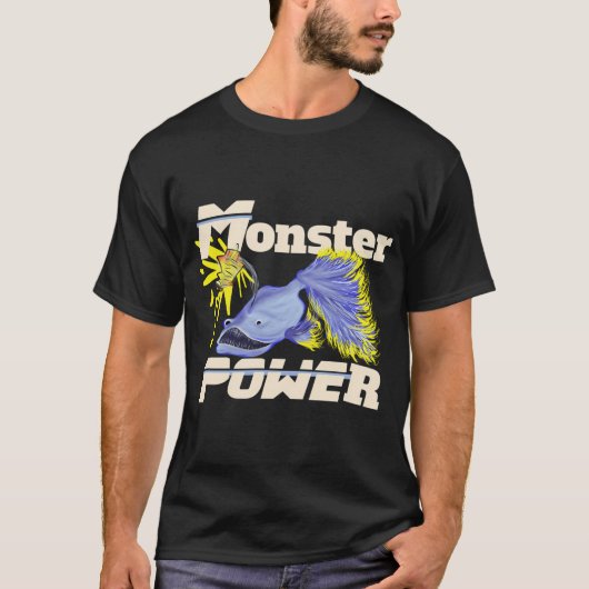 monster vis t-shirt (Voorkant)