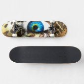 Monster Vision: 7 3/4 Skateboard met oogprint (Horizontaal)